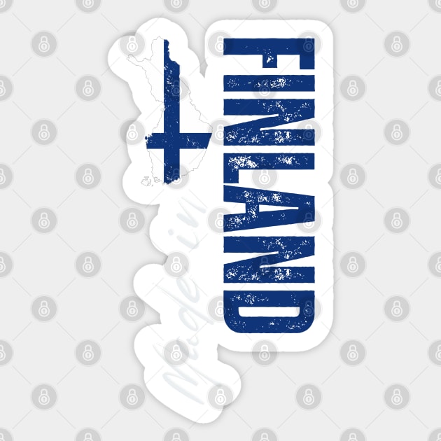 Finland flag, finnish flag Sticker by eka123
